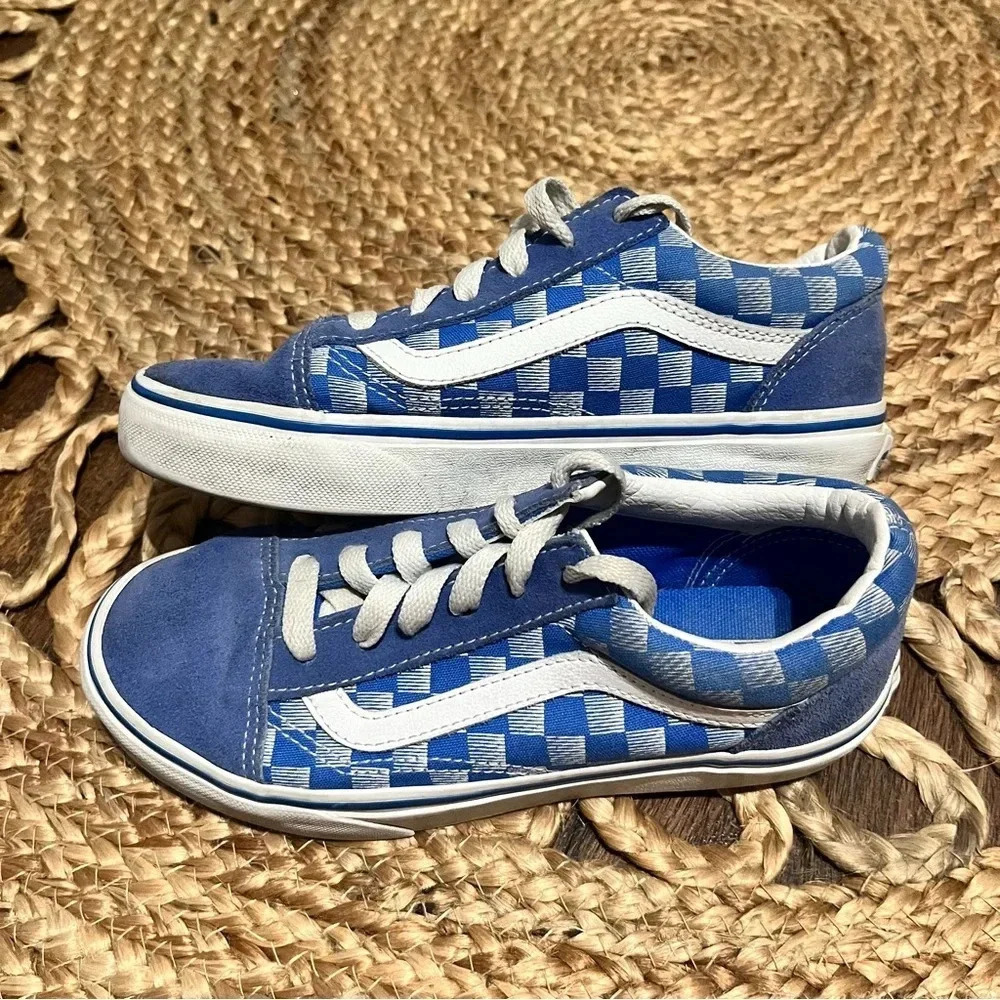 PRE SCHOOL VANS OLD SKOOL RACER EDGE BLUE TRUE WHITE VN0A4BUU0KK SNEAKER